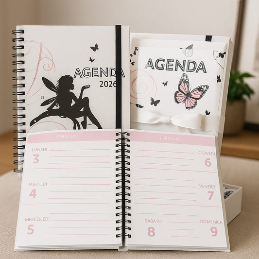 Agenda 2026 Personalizzata 340 pagine | Planner con Copertina su Misura – Crea la Tua