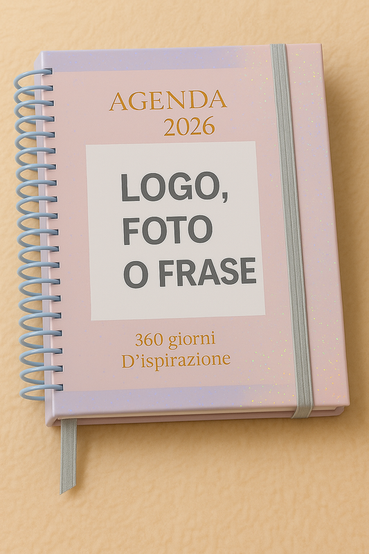 Agenda Personalizzabile con Nome, Foto o Frase – 220 Pagine Premium Senza Date