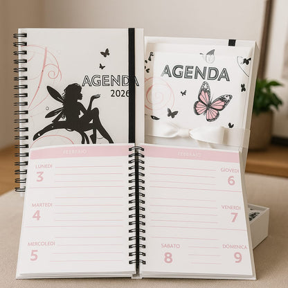 Agenda 2026 Personalizzata 340 pagine | Planner con Copertina su Misura – Crea la Tua