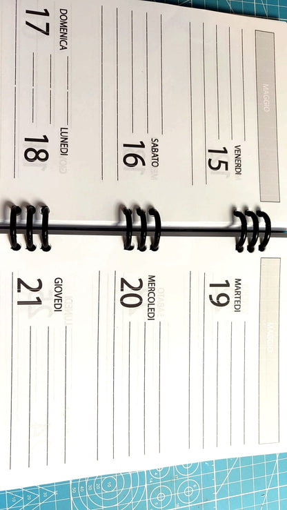 Agenda 2026 Personalizzata 340 pagine | Planner con Copertina su Misura – Crea la Tua