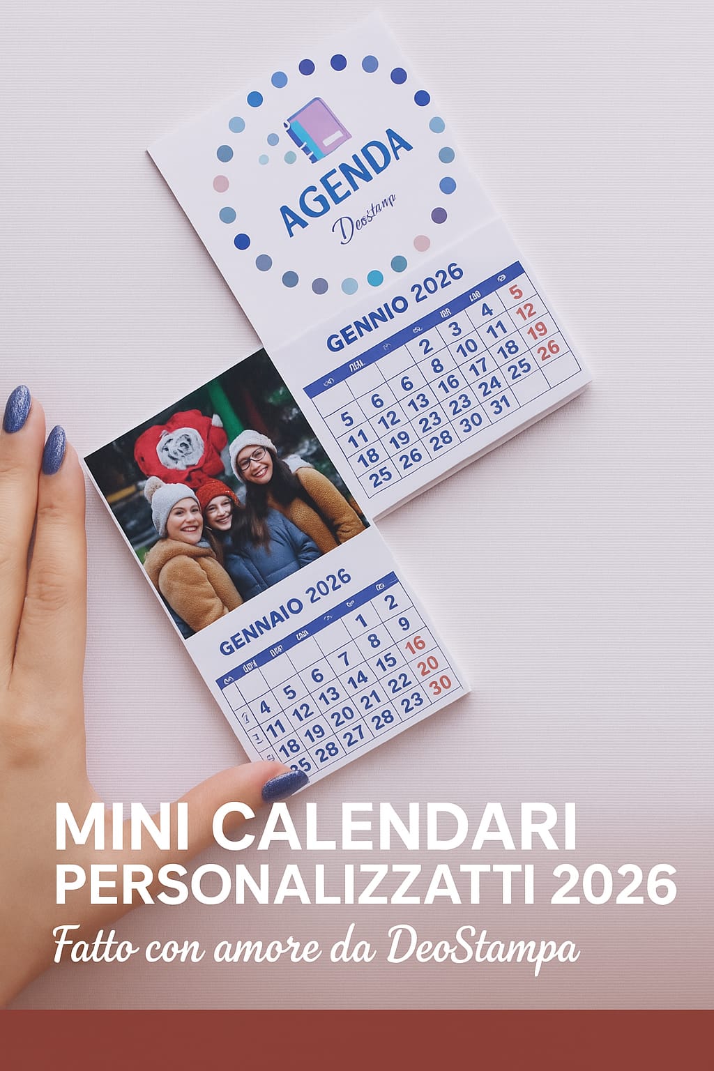12 Calendari Magnetici 2026 Personalizzati – Ideali per Aziende, Pizzerie e Negozi