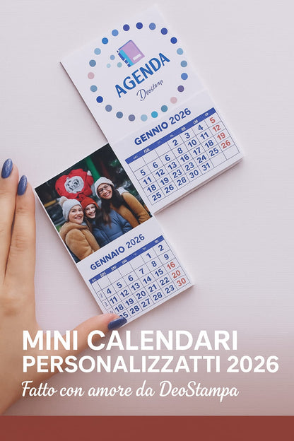12 Calendari Magnetici 2026 Personalizzati – Ideali per Aziende, Pizzerie e Negozi