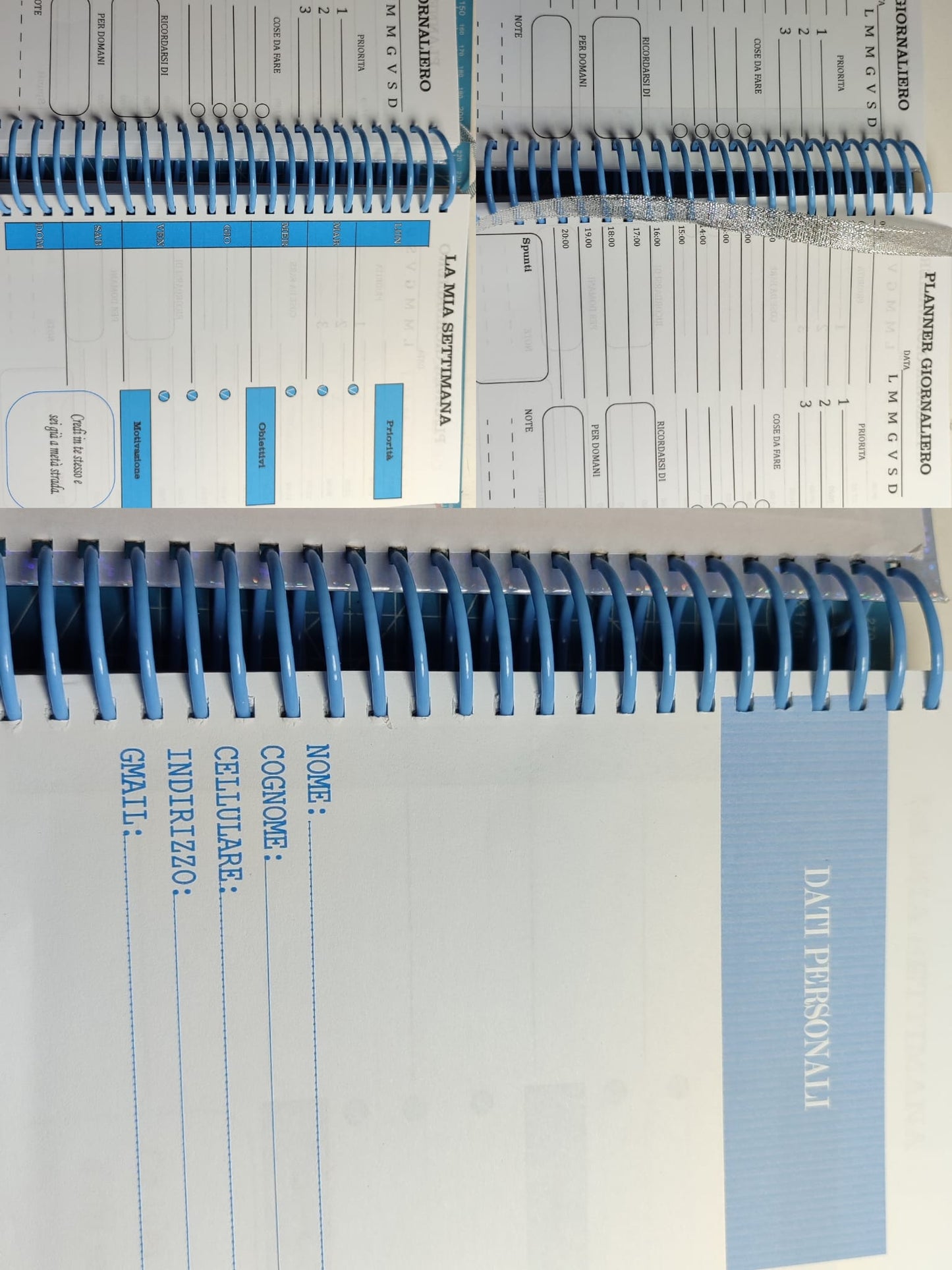 Agenda Personalizzabile con Nome, Foto o Frase – 220 Pagine Premium Senza Date