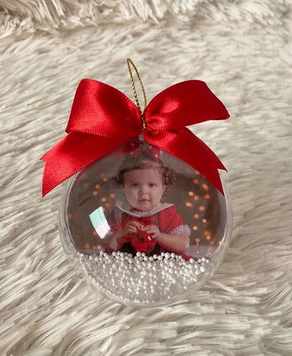 Set di 3 Palline di Natale Personalizzate con Foto – Magia sul Tuo Albero