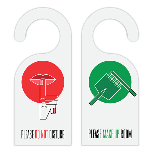 Cartelli da Porta Personalizzati in Legno  “Non Disturbare” o “Pulire la Stanza” per Hotel e B&B